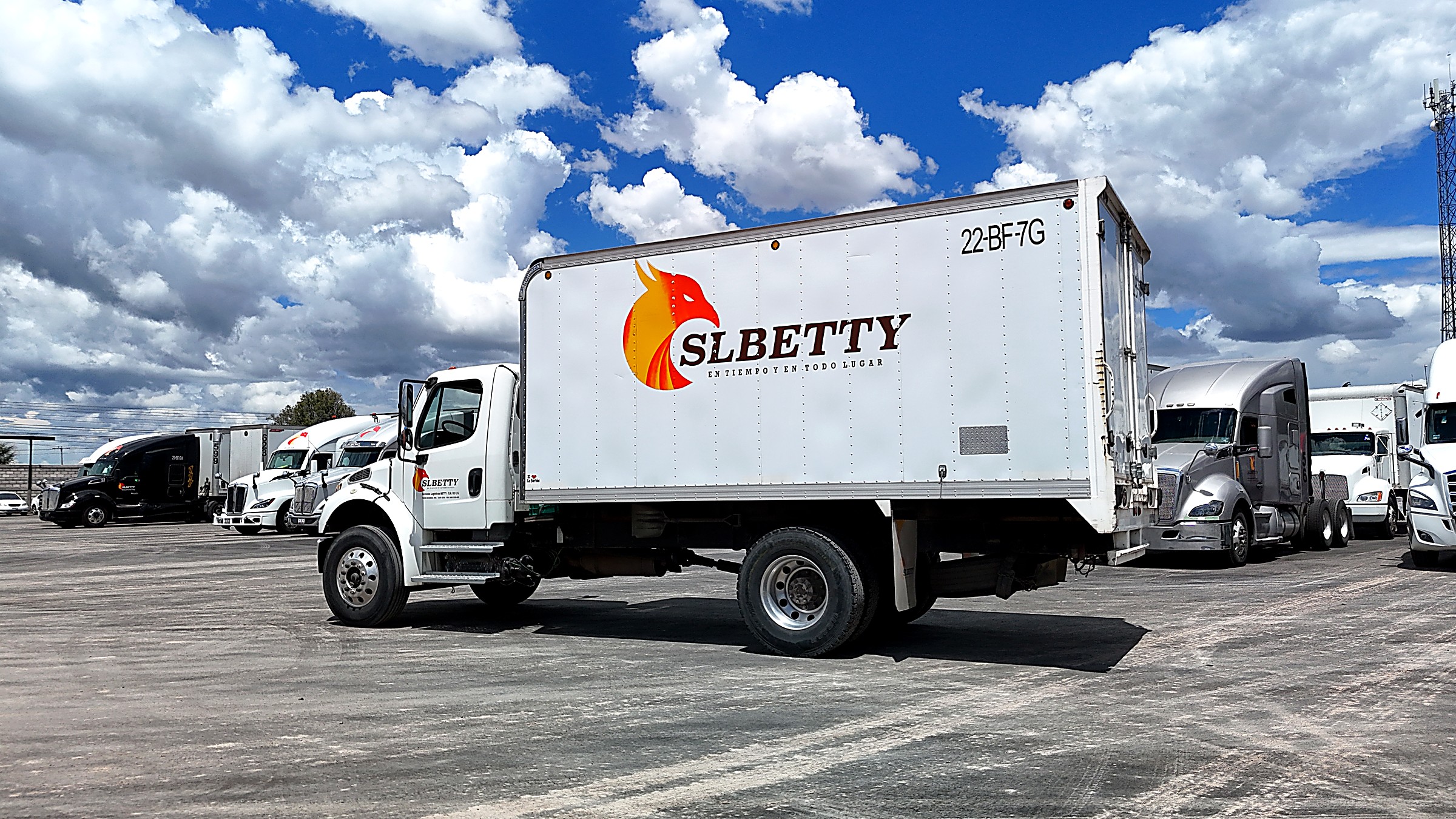 Unidad de reparto SL Betty con logo